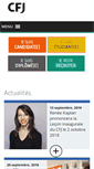Mobile Screenshot of cfjparis.com